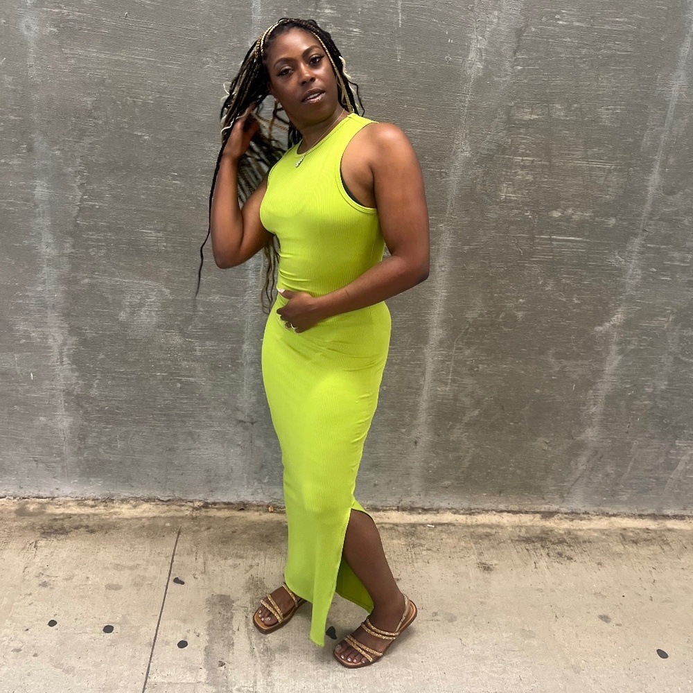 Blanco Dress (Kiwi)